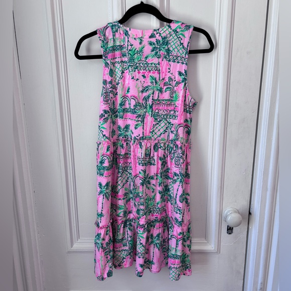 Lily Pulitzer Lorina Tiered Swing Dress in Mandevilla Baby Always Worth it Print - Picture 5 of 11